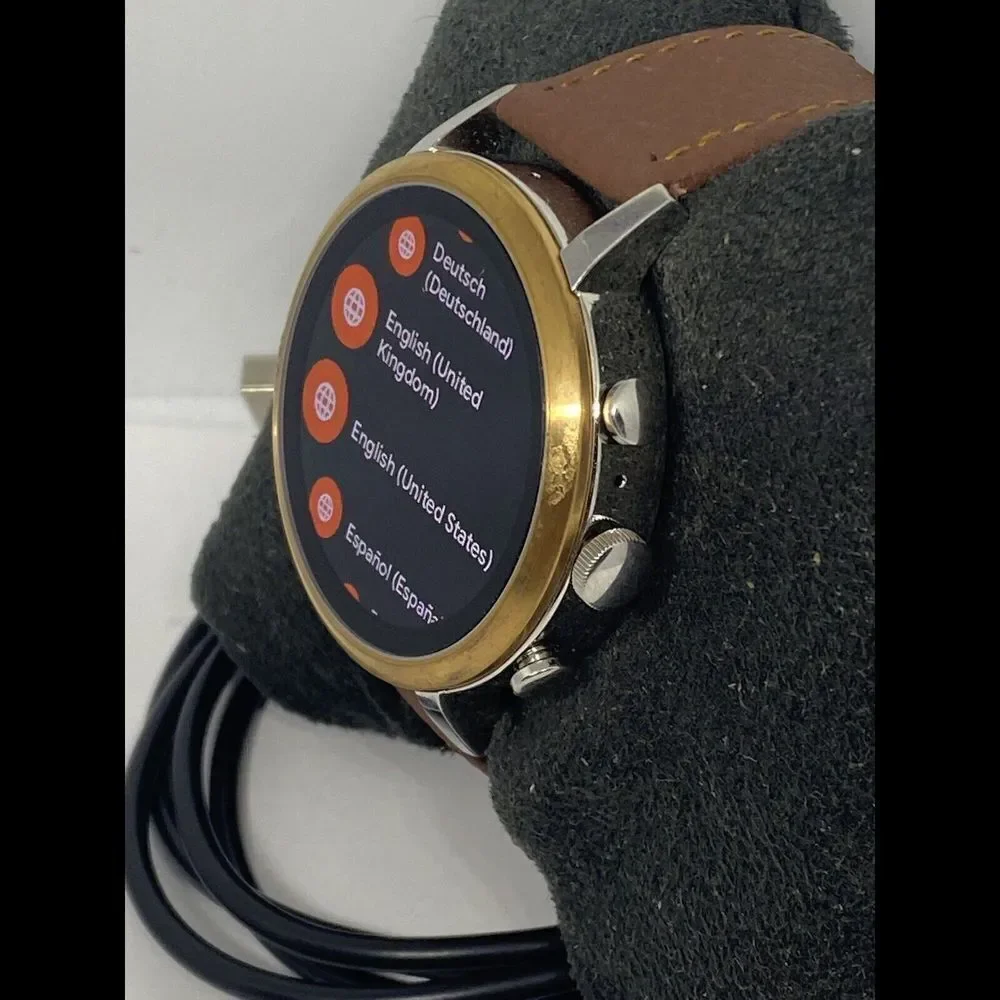 Fossil Gen 4 Authentic Digital Dial Smart Watch Custom Band FTW6016 AB502
